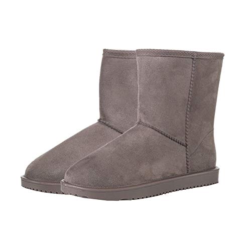 HKM 11126 Allwetterstiefel Davos, Wildlederoptik, Warmes Teddyfutter, Taupe, 40 von HKM