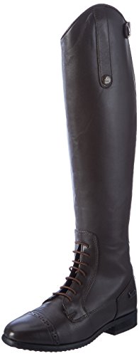 HKM Erwachsene 3997 Reitstiefel Valencia, Lederreitstiefel, Langlänge/Enge Weite, 36-46 Hose, 2400 braun, 36 von HKM