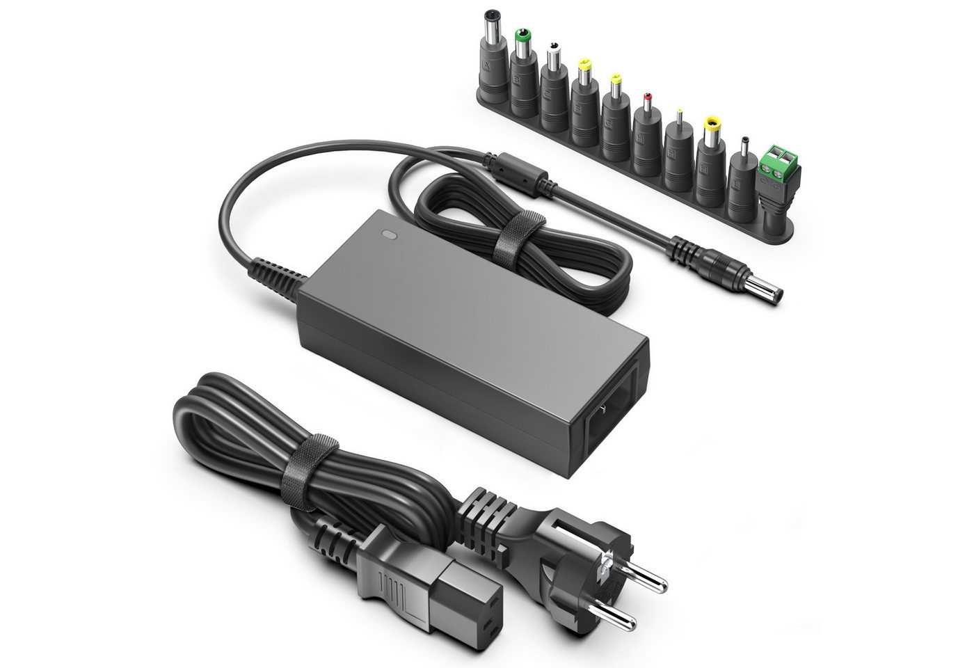 HKY 24V 2,7A mit 11 Anschluss für Lichtleisten,USB-Hub,Switch,Router,TV Notebook-Netzteil (Computermonitor,LED-Strip Streifen,Speedport,Drucker) von HKY