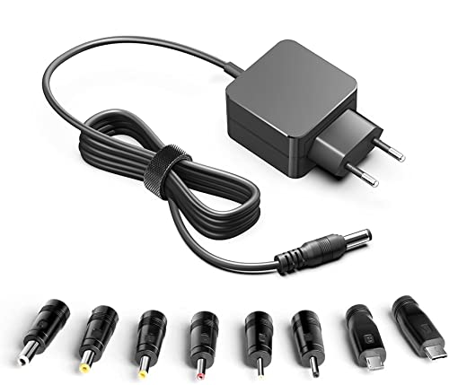 HKY 5V Universal Micro USB, USB C Netzteil Ladekabel für 5V 3A Medion E1239T E2215T E2216T E2218T E2221T E2225T E2227T E2228T Portable Monitor 15,6" Festplatten, Router, DVD Player, USB-Hub, Babyphone von HKY