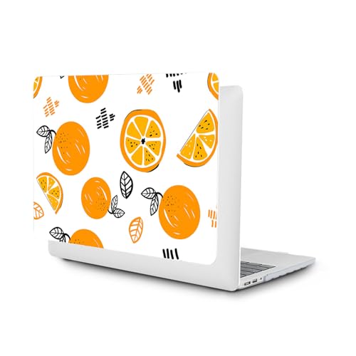 HLAAJJX Hülle Kompatibel mit MacBook Pro 13 Zoll CD-ROM Modell A1278 Freisetzung 2012-2008, Schutzhülle Tasche für MacBook Pro 13.3 Zoll,Orange Frucht von HLAAJJX