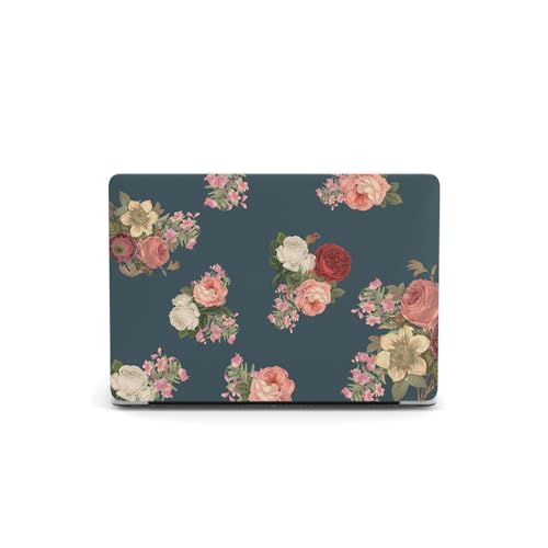 HLAAJJX Hülle Kompatibel mit MacBook Pro 13 Zoll Modell A1278 Freisetzung 2012 2011 2010 2009 2008 mit CD-ROM, Gedrucktes Muster Plastik Hartschale Matt Case,Dunkle Rose von HLAAJJX