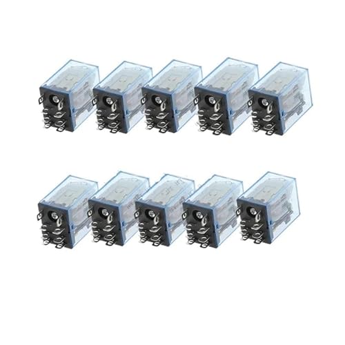 10Pcs LY2NJ HH62P HHC68A-2Z Electronic Electromagnetic Relay 10A 8PIN Coil DPDT AC/DC12v 24v 36v 48v 110v 220v 380v HMCOCOOFM(DC 12V) von HMCOCOOFM