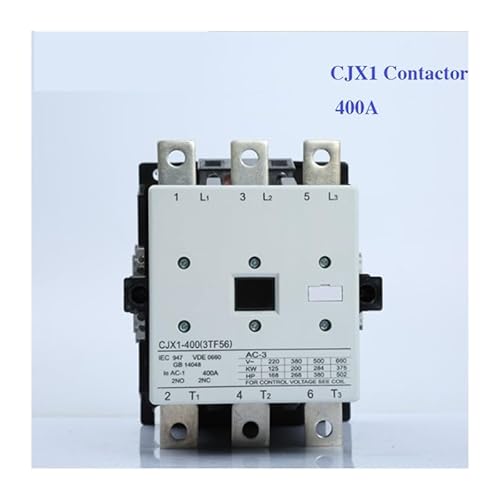 CJX1 AC contactor 400A CJX1-400/22 3TF56 AC Magnetic contactor, 3Pole Three Phase contactor AC24V 220V 380V 2NO 2NC HMCOCOOFM(AC220V) von HMCOCOOFM