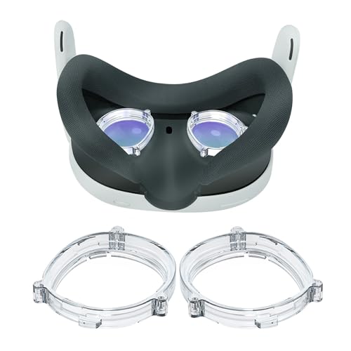 HMHAMA Myopie Brillen-Abstandshalter kompatibel mit Meta Quest 3 VR-Headset, Anti-Kratz-Ring-Objektivschutz – VR-Zubehör von HMHAMA