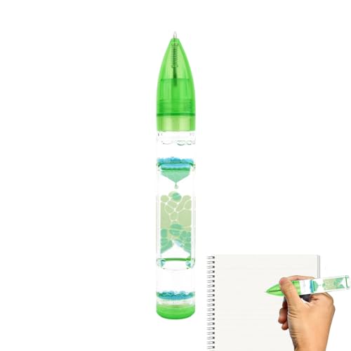 Flüssiger Sensorischer Timer-Stift | Liquid Motion Bubbler Stift | Liquid Motion Bubble Fun Pen Coole Stifte,Flüssige Stifte,Kleine Geschenke Für Kinder Kinderspielzeug Geburtstag Weihnachten Geschenk von HMLTD
