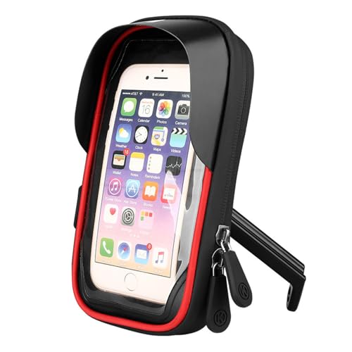 HNSWJZDY Für Aprilia Dorsoduro 750 Standard 2008-2016,Motorrad Handyhalter Drehbar Anpassen Anti-Shake Wasserdicht Automatische Sperre Smartphone Halterung Accessoires,A von HNSWJZDY