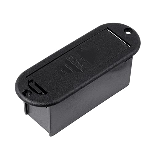 Aktive Bass Gitarre Pickup 9V Batterie Box Kunststoff Batterie Abdeckung Fall Für Gitarre Bass Pickup Ersatz Werkzeug von HNsdsvcd