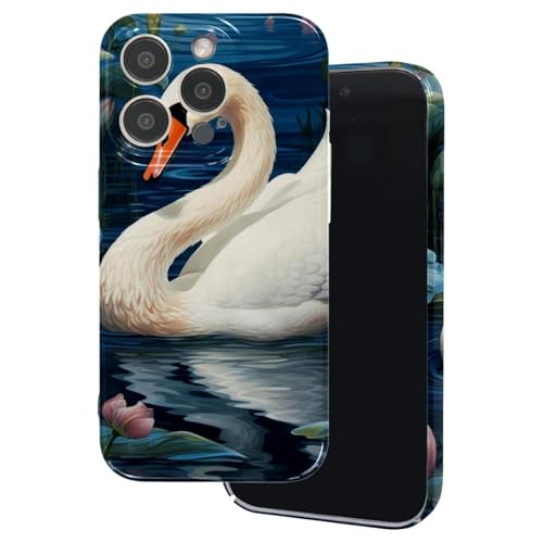 HOHODIY Swan-Handyhüllen für 14 Pro/14 Pro Max/15 Pro/15 Pro Max, mehrfarbig, 4 Stück von HOHODIY