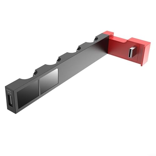 HOHOVYVY Ladedock Für Switch Für OLED Schnelllade- Und Schutzstation(Black and red) von HOHOVYVY