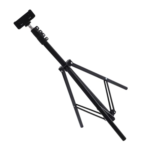 HOMOCONO 1 Satz Stativ Tripod terassenliege Fotoständer Projektorständerhalterung Beamer Zubehör Projektorständer verstellbar Projektorständer für den Außenbereich Aluminiumlegierung Black von HOMOCONO