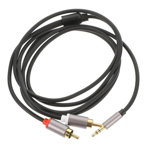 HOMOCONO 1 handykabel speaker cables computerkabel lautsprecherkabel headphone cable Kopfhörer-Verlängerungskabel 3,5-mm-Audiokabel Zusatzkabel für Kopfhörer Stereo-Klinkenkabel Kupfer Grey von HOMOCONO