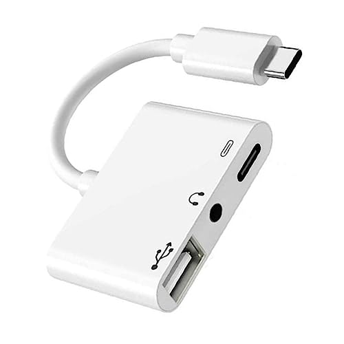 HOMOCONO 3 1 Typ C Kopfhörer Adapter Für Laptop Und Smartphone Professioneller USB C Audio Adapter Mit Integriertem DAC Kompatibel Mit Verschiedenen Geräten Schlankes Design von HOMOCONO