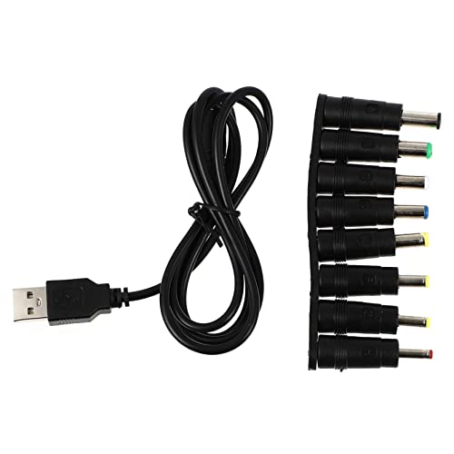 HOMSFOU 1 Satz Netzteil DC-Kabeladapter DC-Adapter USB-Kabel Universal-Adapter USB zu dc netzkabel USB zu dc stromkabel Gleichstrom Konvertierungslinie DC-Wandlerkopf Ladekabel Plastik von HOMSFOU