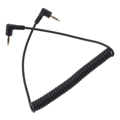 HOMSFOU 1stk Audio Kabel Kopfhörer Kabel Kfz-hilfskabel Kabel Für Musikinstrumente Kabel Für Gitarreninstrumente Gitarrenkabel Akustische Gitarre Kabel Stereokabel Reiner Kupferkern Black von HOMSFOU