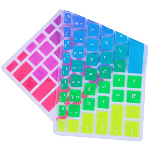 HOMSFOU 1stk Tastaturabdeckung Notebook-tastaturfolie Computer-tastaturabdeckung Laptoptasche Gaming- Laptop-Tastatur Tablette Laptopständer Laptop-kühlkissen Kieselgel Colorful von HOMSFOU