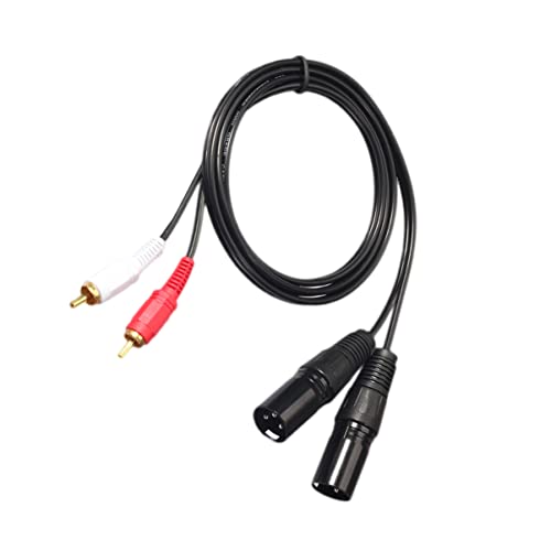 HOMSFOU 2 Adapterkabel Audio adapter cable USB-C auf USB Lautsprecherkabel USB-C-Kabel usb-c auf kabel USB-C-Ladegerät USB zu USB c Ladekabel Adapter 3.xlr zu xlr Black von HOMSFOU