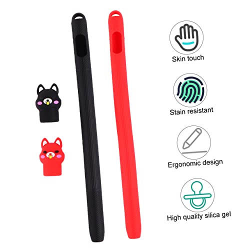 HOMSFOU 2 Stück Stylus Schutzhülle Stiftgehäuse Stylus Mäppchen Mäppchen Schwarz von HOMSFOU