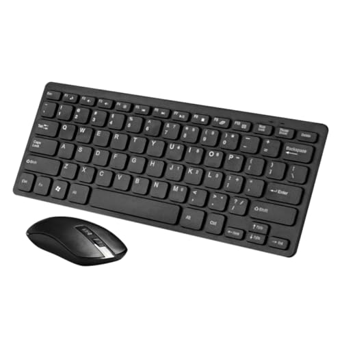 HOMSFOU 2.4G Drahtlose Tastatur Ultradünne Funk Tastatur Für PC Laptop Tablet Tragbar Für Büro Schwarz Batterien Nicht Enthalten HOMSFOU 2.4G Drahtlose Tastatur Ultradünne Funk Tastatur Für PC Laptop Tablet Tragbar Für Büro Schwarz Batterien Nicht Enthalten von HOMSFOU