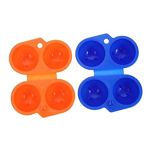 HOMSFOU 2Er-Box tragbarer Eierkarton egg tray eier aufbewahrung Tragbare Eierbox egg storage eierbehälter camping Halter für Eierträger Camping Eierhalter Aufbewahrungsbox für Eier Abs von HOMSFOU