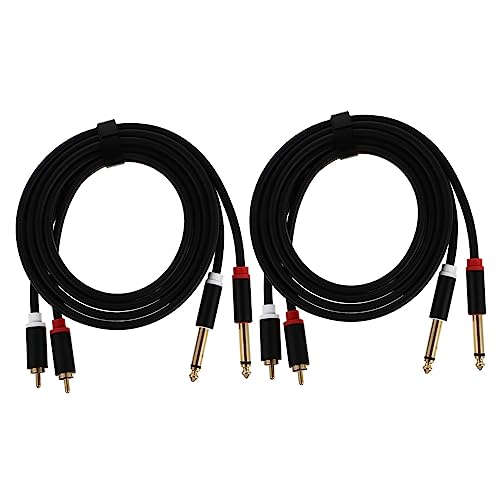 HOMSFOU 2St Audio Kabel kassettenrekorder blockflöten digitales Stereo-Audiokabel Koaxiales Audiokabel lautsprecherkabel einfaches Recorder-Audiokabel nützliches Verstärker-Audiokabel PVC von HOMSFOU