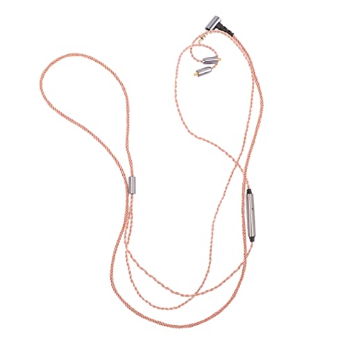 HOMSFOU 5 Stück Handy Kopfhörerkabel Verlängerungskabel DIY Kopfhörerkabel Headset Halter Für Kopfhörerkabel Mit Mikrofon Kopfhörer Ersatzkabel – Kupfer von HOMSFOU