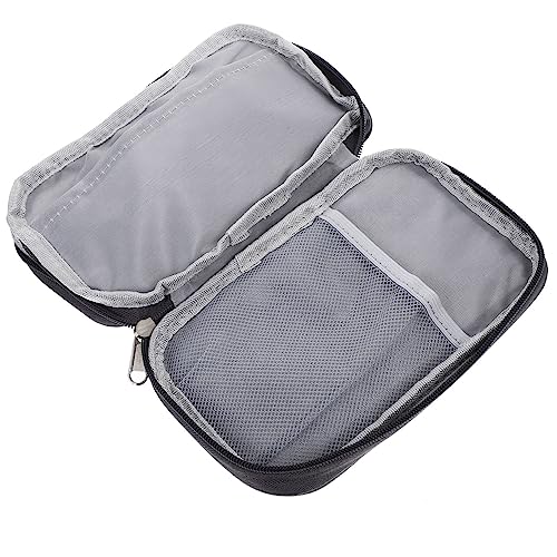 HOMSFOU Aufbewahrungstasche für Datenleitungen Tech-Organisator Elektroniktasche aufbewahrungssack Storage Bags Aufbewahrungstasche für Digitale Kabel Outdoor-Tasche Oxford-Stoff Grey von HOMSFOU