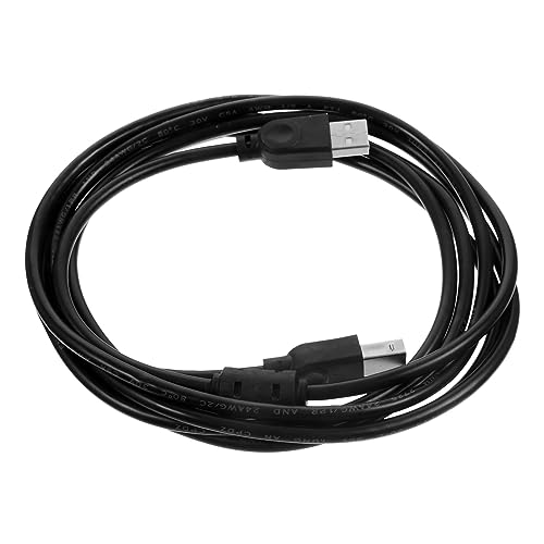 HOMSFOU Drucker verwenden Kabel led Wandleuchte innen USB usbkabel computerkabel Bürokabel Drahtklammern Ersatz-USB-Kabel Haushaltsdruckerkabel Universelles Drucker-USB-Kabel PVC Black von HOMSFOU