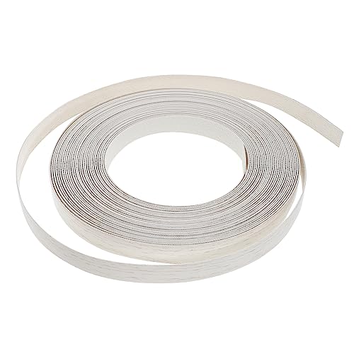 HOMSFOU Kantenanleimung Für Möbel Möbelbänder Rand Flexibles Kantenband Furnier Kantenanleimmaschine Vinyl Klebeband Selbstklebend Reparaturplatte Für Schrankscharniere Bausatz Pvc Beige von HOMSFOU