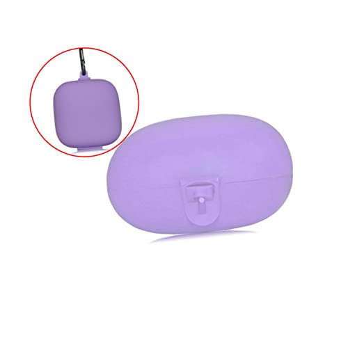 HOMSFOU Kasten Headset-schutzhülle Pro-Fall Anzeige Kopfhörer Abdeckung Verdrahtet Pro-hülle Vision Pro Batteriefach Elektronisch Zubehör Hülle Für Galaxy Buds Leuchtgehäuse Lavender von HOMSFOU