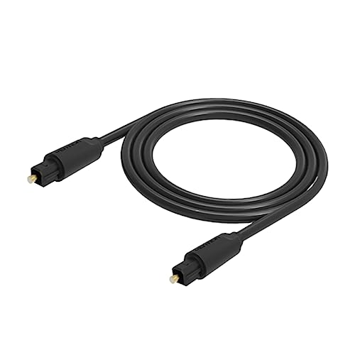 HOMSFOU Koaxialkabel glasfaserkabel fiber optic cable optical audio cable Verstärkerkabel coaxialkabel Glasfaser-Audiokabel digitales Stereo-Lautsprecherkabel Glasfaser-Digitalkabel Black von HOMSFOU