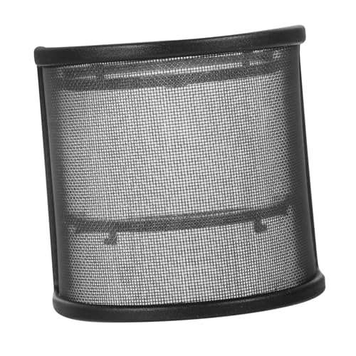 HOMSFOU Pop-Schild taped stemmeisen Mikrofon-Windabweiser Stimmaufzeichnung-Zubehör splash guard Mikrofonreflexionsfilter Popfilter für Mikrofon Mikrofon-Pop-Filter Stahlgewebe Black von HOMSFOU