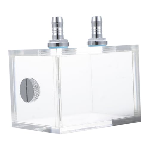 HOMSFOU Stk Wassertank Auto Kühler Wasserkühlung Kühler Mini-kühlbox Fürs Auto Kühler Fürs Auto Wasserkühler Cpu Kühlmittelbehälter Wasserkühler Tank Autokühler Computer Acryl Transparent von HOMSFOU