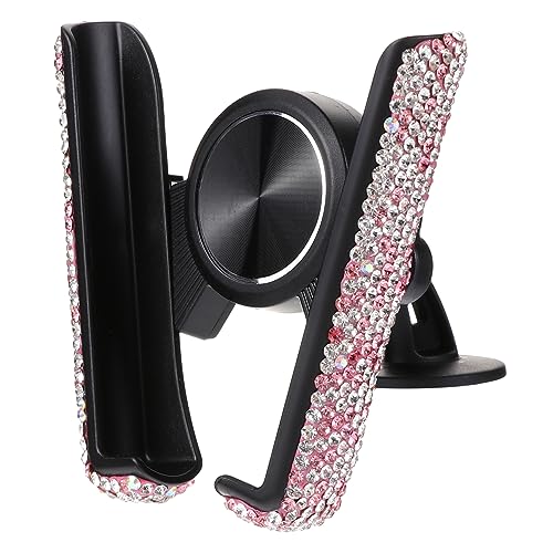 HOMSFOU Telefonständer handyhalterung Auto Halterungen für Autotelefone Inhaber Auto Zubehör handyhalter für Auto Handy Halter für Auto Telefonischer Support Telefonhalter Plastik Rosa von HOMSFOU