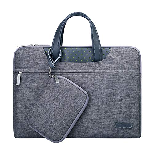 HONGBI Rucksack Messenger Bag Umhängetasche Laptop Tasche Handtasche Business Aktentasche Reise Rucksack Passend für 12-15.6 Zoll Laptop Grau 15.4" von HONGBI