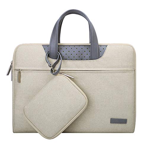 HONGBI Rucksack Messenger Bag Umhängetasche Laptop Tasche Handtasche Business Aktentasche Reise Rucksack Passend für 12-15.6 Zoll Laptop Khaki 15.6" von HONGBI