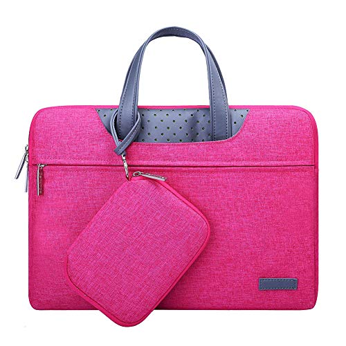 HONGBI Rucksack Messenger Bag Umhängetasche Laptop Tasche Handtasche Business Aktentasche Reise Rucksack Passend für 12-15.6 Zoll Laptop Rot 15.6" von HONGBI