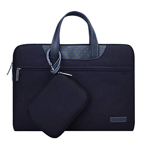 HONGBI Rucksack Messenger Bag Umhängetasche Laptop Tasche Handtasche Business Aktentasche Reise Rucksack Passend für 12-15.6 Zoll Laptop Schwarz 15.4" von HONGBI