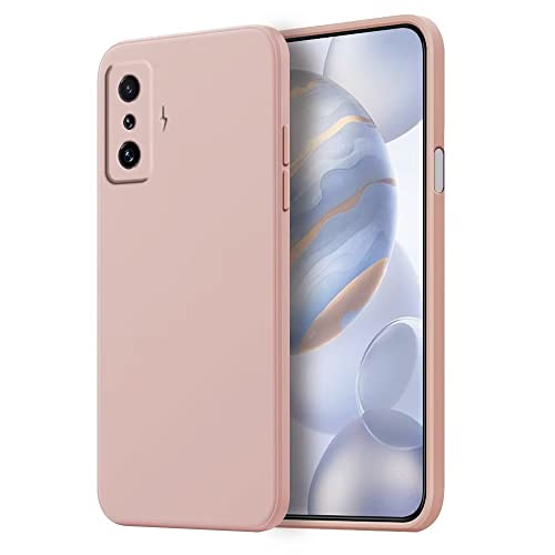 HONLEN Hülle für Poco F4 GT Schutzhülle Case, (6.67" Inches) Liquid TPU Silicone Handyhülle mit Fallschutz Silikon Cover Sandpulver von HONLEN