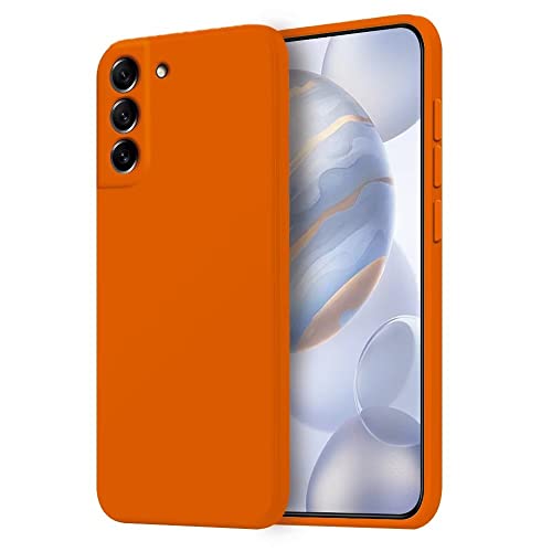 HONLEN Hülle für Samsung Galaxy S21+ / Samsung S21 Plus Schutzhülle Case, (6.7" Inches) Liquid TPU Silicone Handyhülle mit Fallschutz Silikon Cover Orange von HONLEN