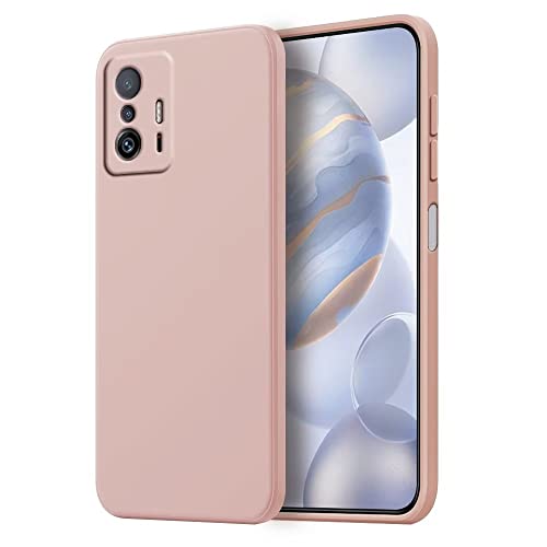 HONLEN Hülle für Xiaomi MI 11T / Xiaomi MI 11T Pro Schutzhülle Case, (6.67" Inches) Liquid TPU Silicone Handyhülle mit Fallschutz Silikon Cover Sandpulver von HONLEN