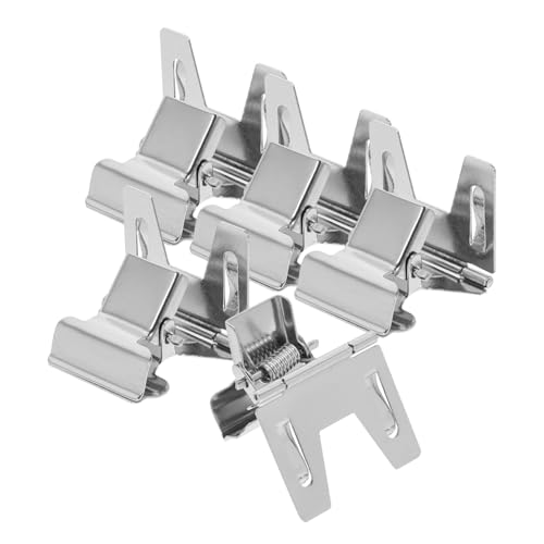 HONMEET 50 Stück Preisschild-clip Für Werbeetiketten Etikettenhalterständer Preiskarte Clips Anzeigen Clip Für Korbetiketten Tag-clip Anzeigen Stall Galvanisiertes Eisen Silver von HONMEET