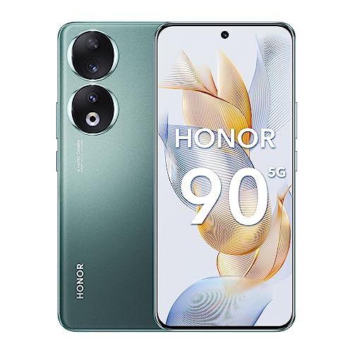 HONOR 90 5G Smartphone mit 200MP Dreifach-Kamera, 12GB+512GB, Android Handy 6.7" AMOLED Display120Hz, 5000mAh, Dual SIM & NFC - Grün von HONOR