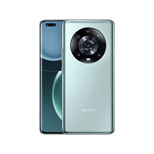 Honor Magic4 Pro Android-Smartphone, Dual-SIM mit 50-MP-Triple-Kamera, Cyan, 6.81 Zoll Handy, 8+256 GB, 120 Hz von HONOR