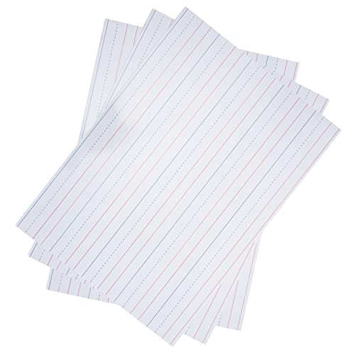 HOODANCOS 30 Blatt Wiederbeschreibbarer Karton Kinder löschbare Papierstreifen Wortstreifen schreibpapier letter paper Klassenzimmer löschbares Papier Englisch löschbares Übungspapier Weiß von HOODANCOS