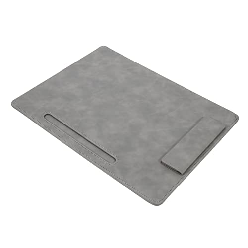 HOODANCOS Ordnerbrett Klemmbretter Schreibunterlage A4-klemmbrett-papierhalter Papier-klemmbrett Bleistiftskizze Zwischenablage Schreibgrundplatte Dokumentenhalter Bleistifte Tafel Pu Grey von HOODANCOS