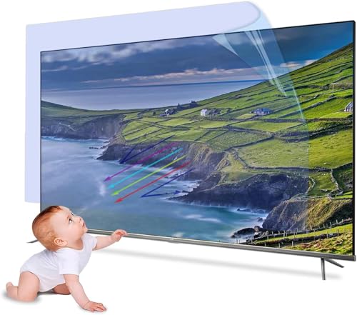 HOTAPEPU Matter blendfreier TV-Bildschirmschutz, Blockieren Sie schädliches Blue-Ray Schutzfolie / 55inch Narrow von HOTAPEPU