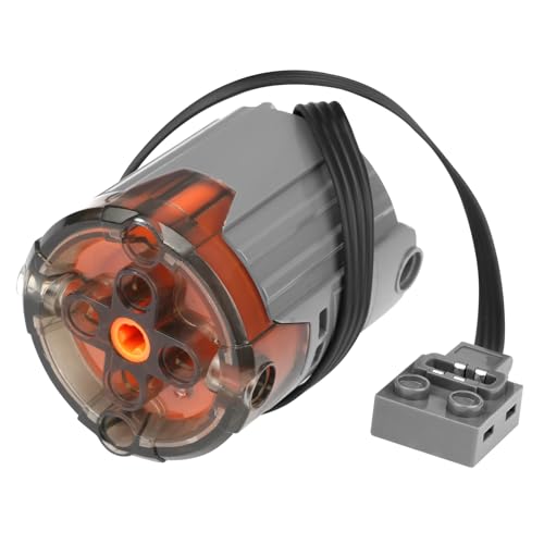 HOTUT XL-Motor, Elektrischer Motor für TechnologieSerie, Power Function Zubehör Kompatibel mit TechnikZug, Elektrisch Spielzeug Motor für Technik Ferngesteuertes Elektro Baustein Modellserien von HOTUT