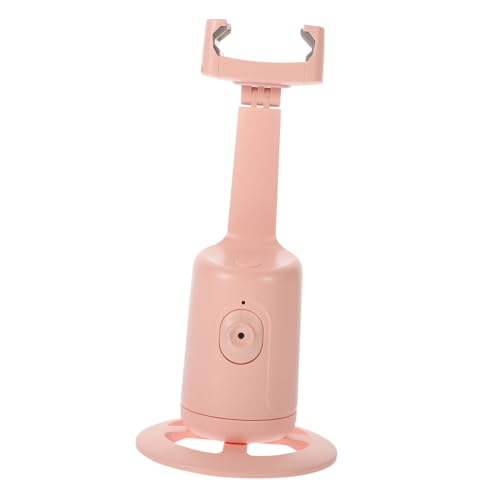 HOUDERCO 1stk Face Follower-Halterung Auto Telefonständer Selfie-ringlicht Stative Für Geste Handy-stativ Tracking-Halter Halter Für Stand Handyhalter Mini Griff Gesichtsständer Abs Rosa von HOUDERCO