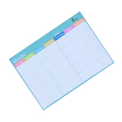 HOUDERCO 1stk Magnetischer Zeitplan Kühlschrankkalender Kühlschrankmagnet Kühlschrank Whiteboard Magnetisch Trocken Abwischbar Magnetisches Papier Trockenlöschtafel Planke Etiketten Plastik von HOUDERCO